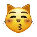 Емодзі Animated Emoji 😽