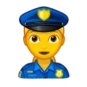 Эмодзи Animated Emoji 👮‍♀️
