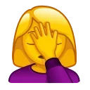 Емодзі Animated Emoji 🤦‍♀️