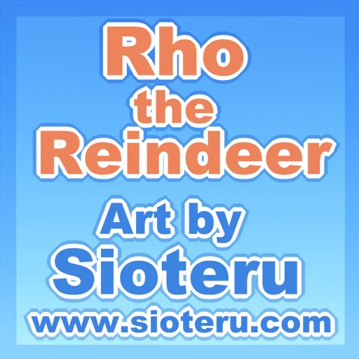 Telegram Sticker «Rho the Reindeer» 📜