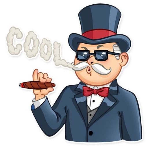 Telegram stiker «Monopoly» 😎