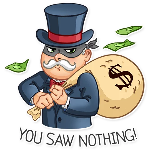 Telegram stiker «Monopoly» 😐