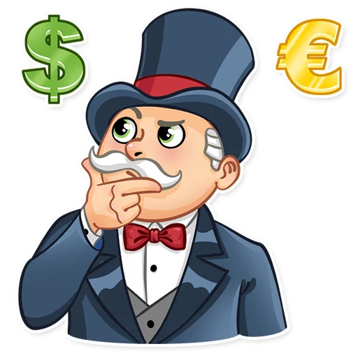 Telegram stiker «Monopoly» 🤔