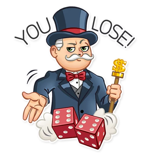 Telegram stiker «Monopoly» 🎲