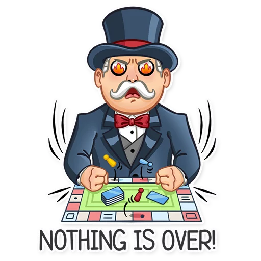 Telegram stiker «Monopoly» 😡