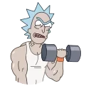 Rick and Morty emoji 💪