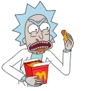 Rick and Morty sticker 🍟