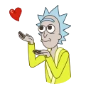 Rick and Morty emoji 😘