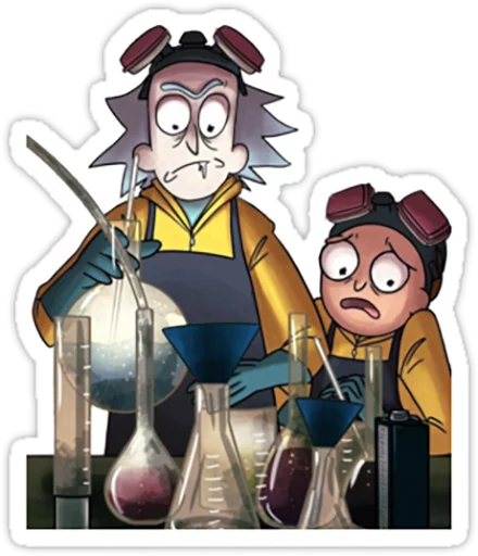 Telegram stikerlari Rick and Morty