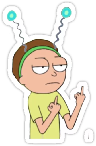 Rick and Morty stiker 😐