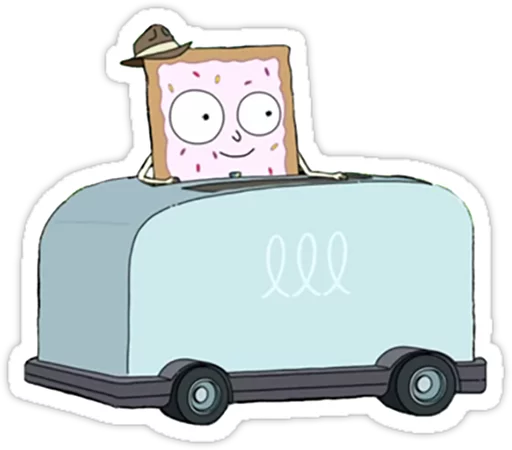Telegram stiker «Rick and Morty» 😀