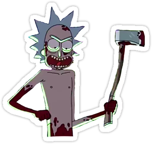 Rick and Morty stiker 😈