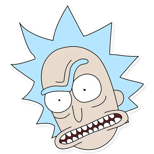 Rick_Morty_and_Fans stiker 😠