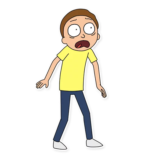 Rick_Morty_and_Fans stiker 😦