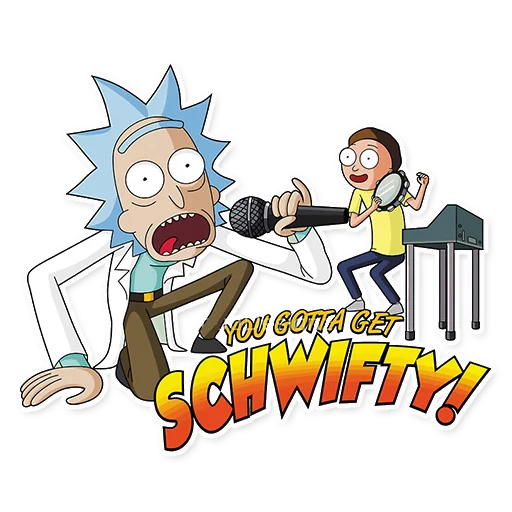 Rick_Morty_and_Fans sticker 😎