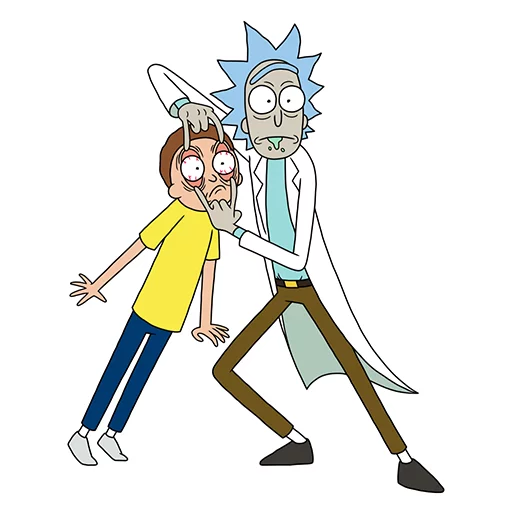 Rick_Morty_and_Fans stiker 👀
