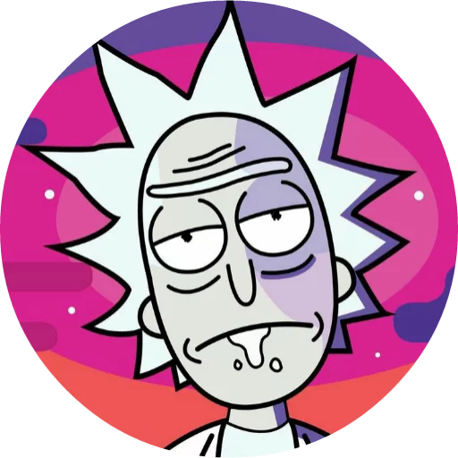 Rick_Morty_and_Fans sticker 😒