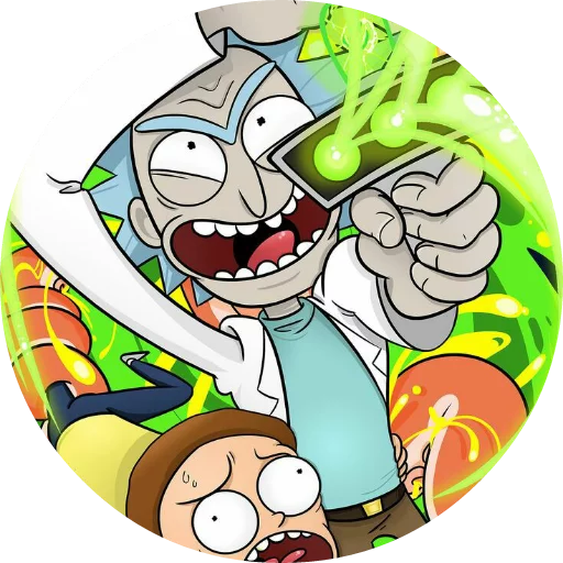 Rick_Morty_and_Fans sticker 😈