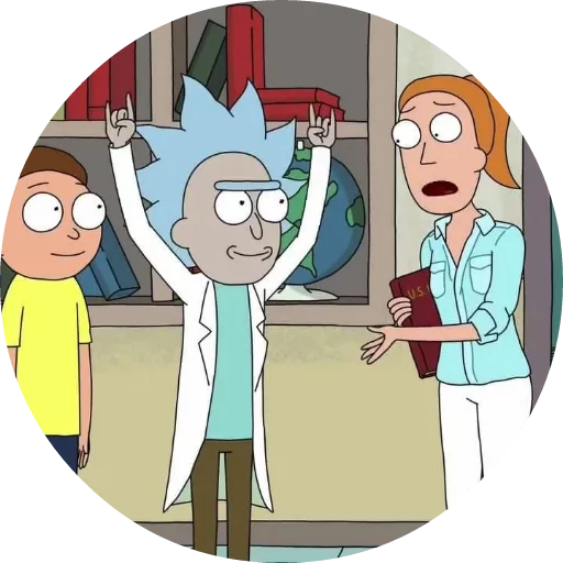 Стікер Rick_Morty_and_Fans 🤘
