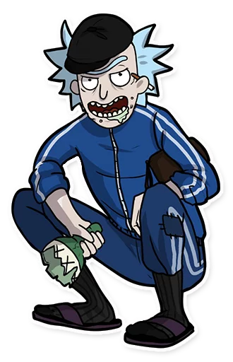 Rick_Morty_and_Fans stiker 👊