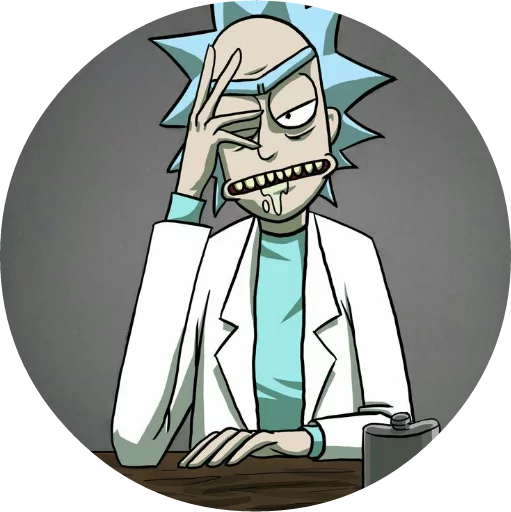 Rick_Morty_and_Fans stiker 🍾