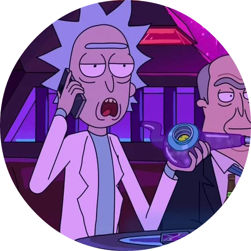 Rick_Morty_and_Fans stiker 📞