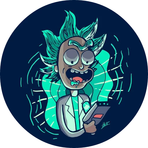 Rick_Morty_and_Fans stiker 😁