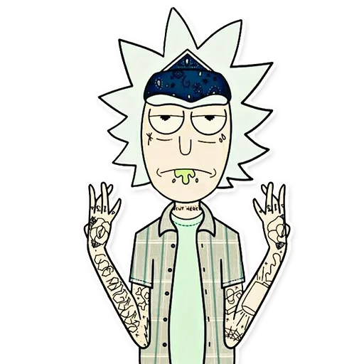 Стікер Rick_Morty_and_Fans 😎