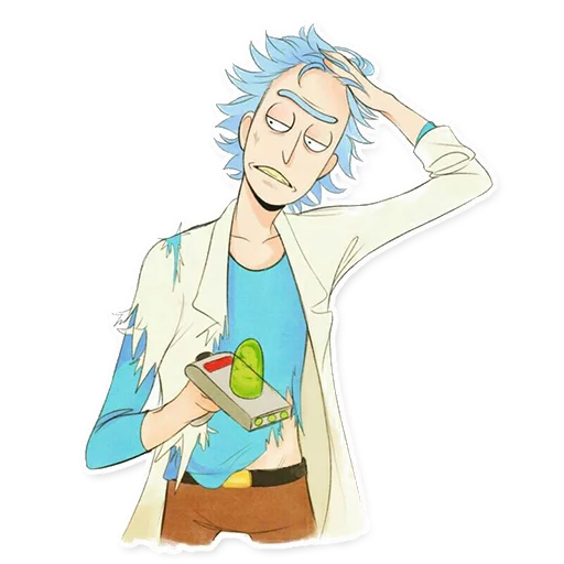 Rick_Morty_and_Fans stiker 😒