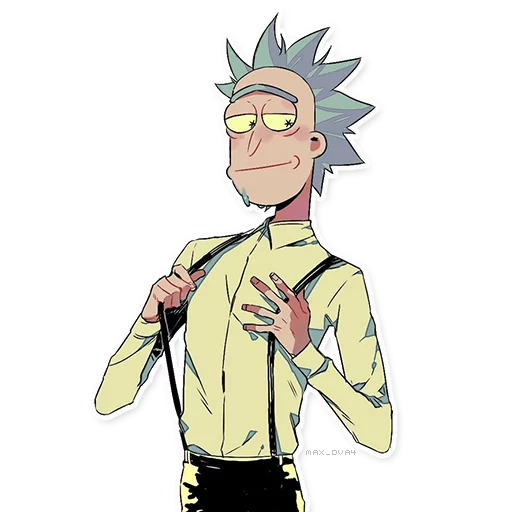 Rick_Morty_and_Fans stiker 😏