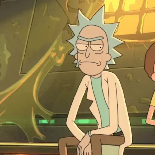 Telegram stiker «Rick And Morty» 😐