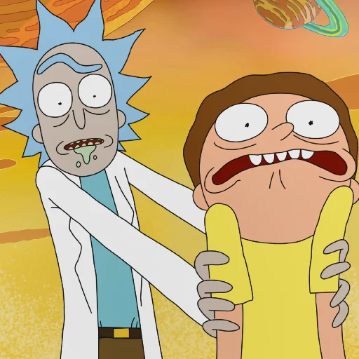 Эмодзи Rick and Morty 😵