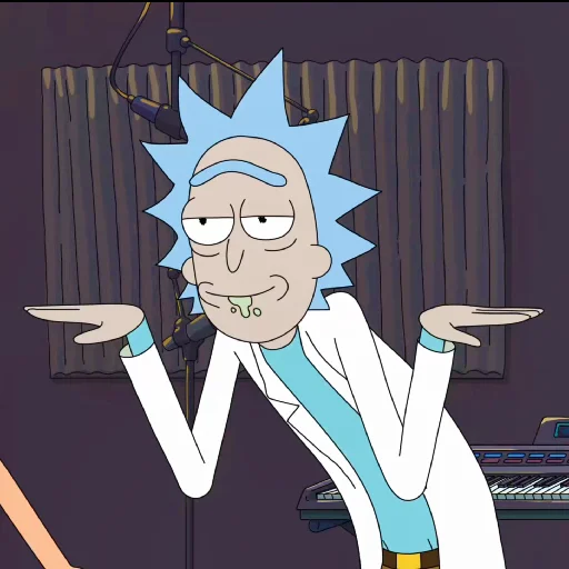 Стикер Telegram «Rick and Morty» 🕺