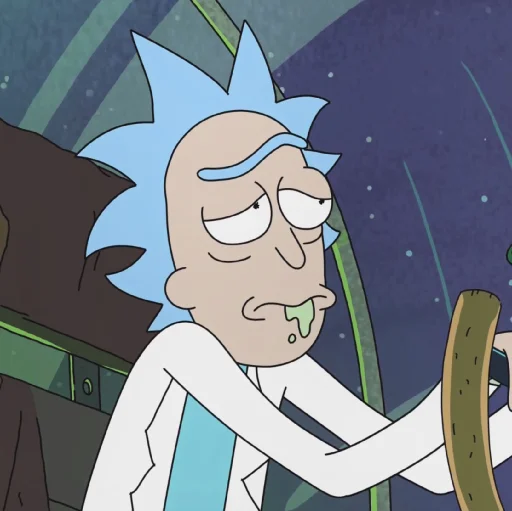 Rick and Morty emoji 🥴