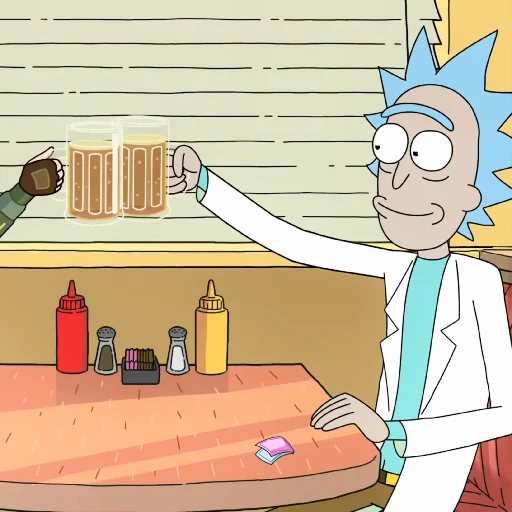 Эмодзи Rick and Morty 🍻