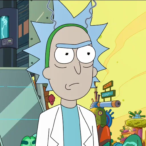 Rick and Morty emoji 😤