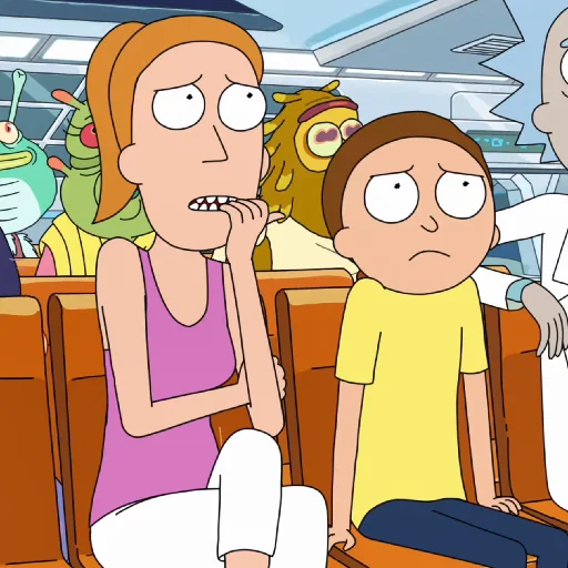 Rick and Morty  emoji 😨