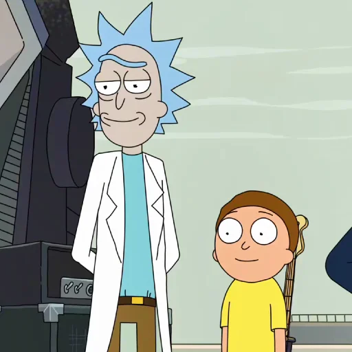 Стикер Rick and Morty 🙂