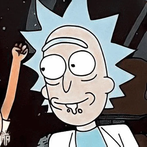 Telegram Sticker «Rick and Morty» 😏