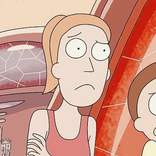 Rick and Morty emoji ☹️
