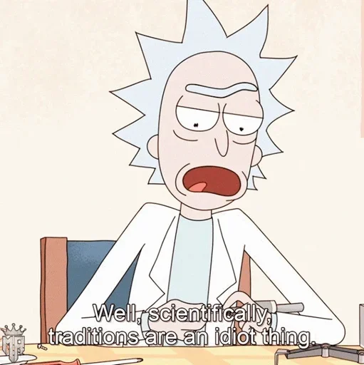 Rick and Morty emoji 😌