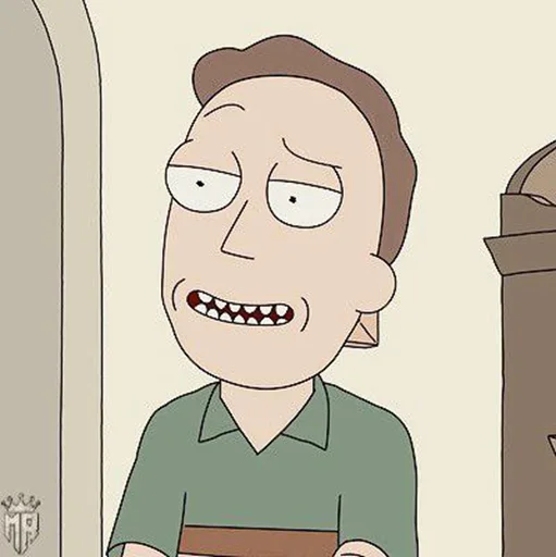 Telegram Sticker «Rick and Morty» 😊