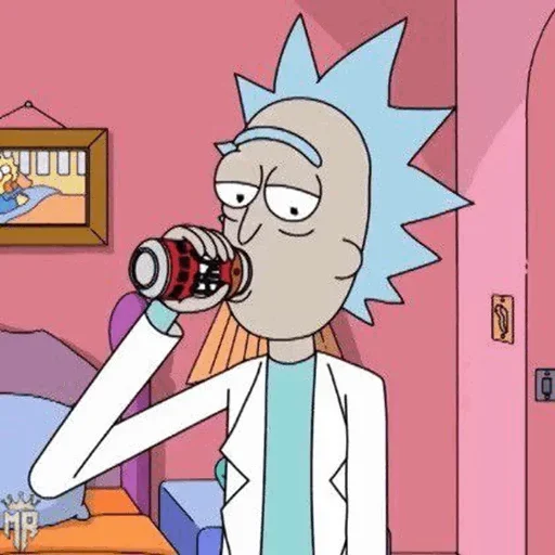 Стікер Rick and Morty 🥤