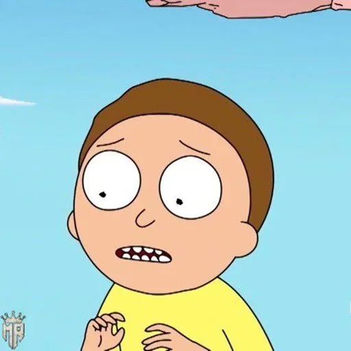 Rick and Morty emoji 😿