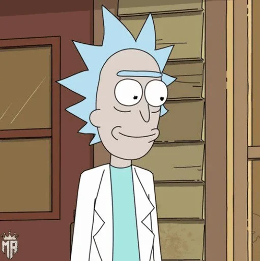 Стикер Telegram «Rick and Morty» 🙂