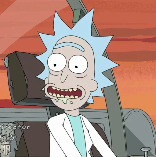 Telegram stiker «Rick and Morty» 😳