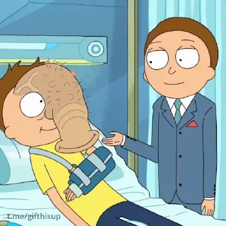 Стікер Rick and Morty 🤕