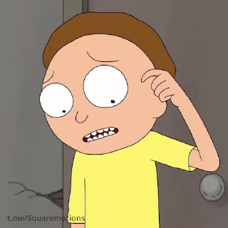 Rick and Morty emoji 🤨