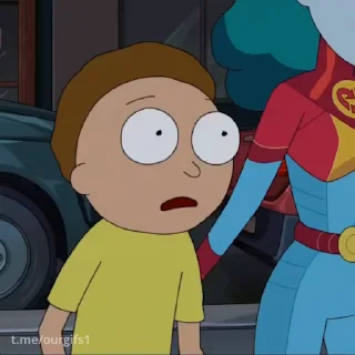 Rick and Morty emoji 😰