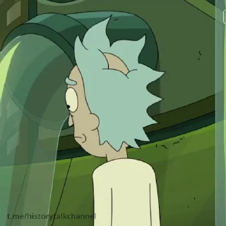 Rick and Morty emoji 😔